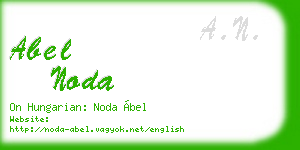 abel noda business card